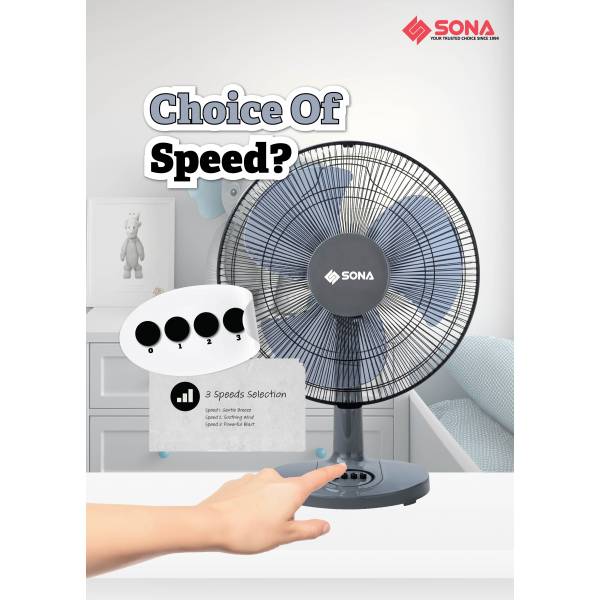 SONA SFD 1226A Desk Fan 16”