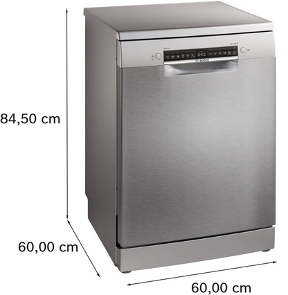 BOSCH SMS4HMI07E Series 4 Bosch Free-standing dishwasher 60 cm Brushed steel anti-fingerprint