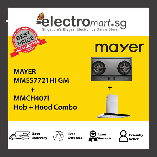 Mayer MMSS7721HI  + MMCH407I  Hob + Hood Combo