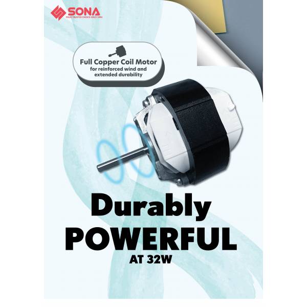 SONA STC 1322 Remote High Velocity Fan 6”