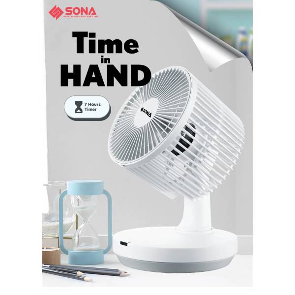 SONA STC 1322 Remote High Velocity Fan 6”