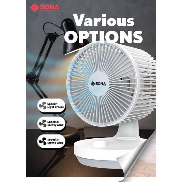 SONA STC 1326 High Velocity Fan 6”