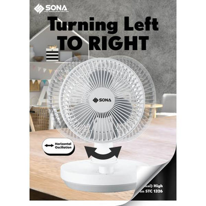 SONA STC 1326 High Velocity Fan 6”