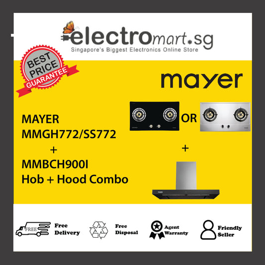 Mayer MMGH772/SS772 + MMBCH900I Hob + Hood Combo