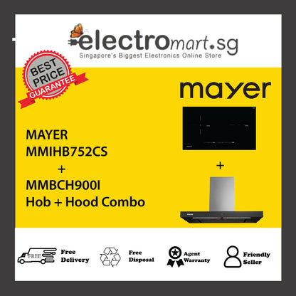Mayer MMIHB752CS  + MMBCH900I Hob + Hood Combo