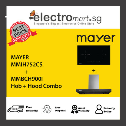 Mayer MMIH752CS  + MMBCH900I  Hob + Hood Combo