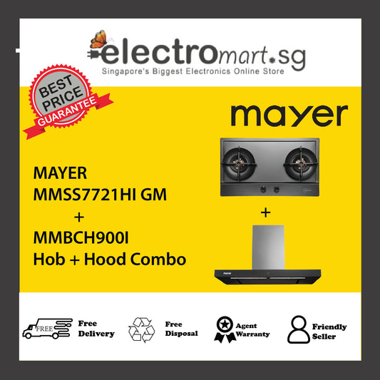 Mayer MMSS7721HI  + MMBCH900I  Hob + Hood Combo