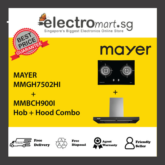Mayer MMGH7502HI  + MMBCH900I Hob + Hood Combo
