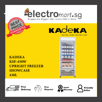 KADEKA KSF-450W 430L 1 DOOR UPRIGHT SHOWCASE FREEZER