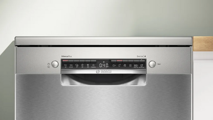 BOSCH SMS4ECI26E Series 4 Freestanding Dishwasher 60cm Brushed steel anti-fingerprint