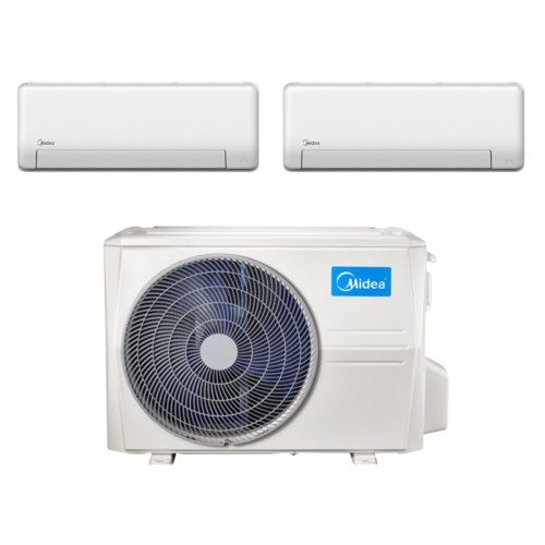 MIDEA SYSTEM 2 AIRCON-W/WIFI MAE-3M21D/1XMSEID-09/1XMSEID-12 1x9000, 1x12000 BTU