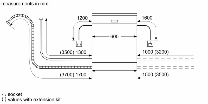 BOSCH SMV26AX00Q Fully-integrated dishwasher