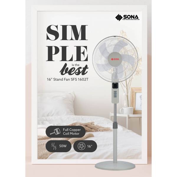 SONA SFS 1602T Stand Fan 16”