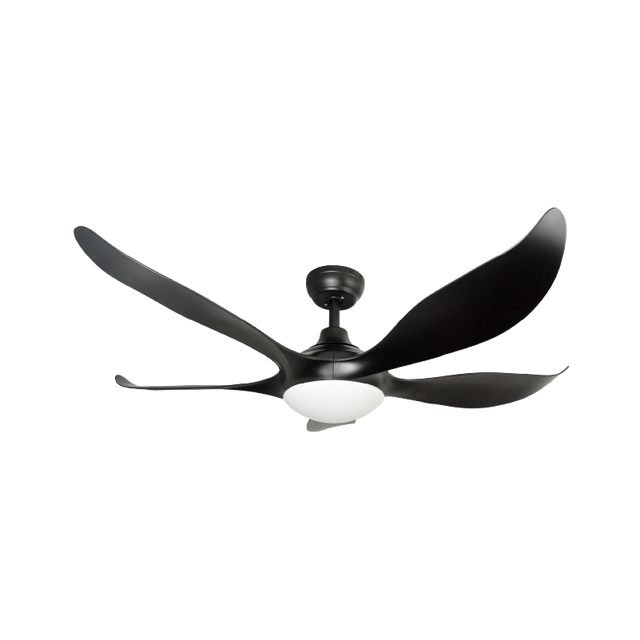 Mistral Typhoon52-BK Ceiling Fan with Remote  - Black,52-Inch