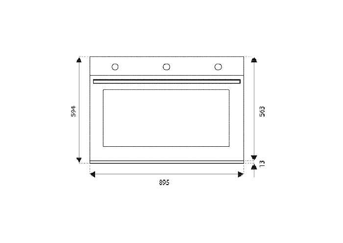 BERTAZZONI F909PROEKX Build-In Oven 90cm
