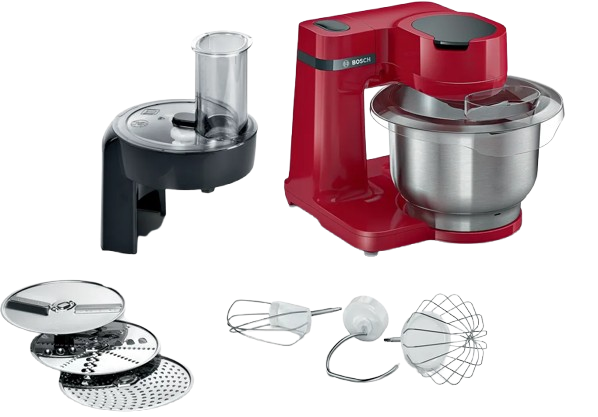 BOSCH MUM S2ER01 Series 2 Kitchen Machine MUM 700 W Red, Red