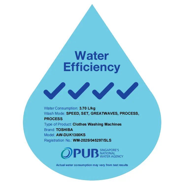 TOSHIBA AW-DUM1600LS(MK) Top Load Washing Machine 15kg