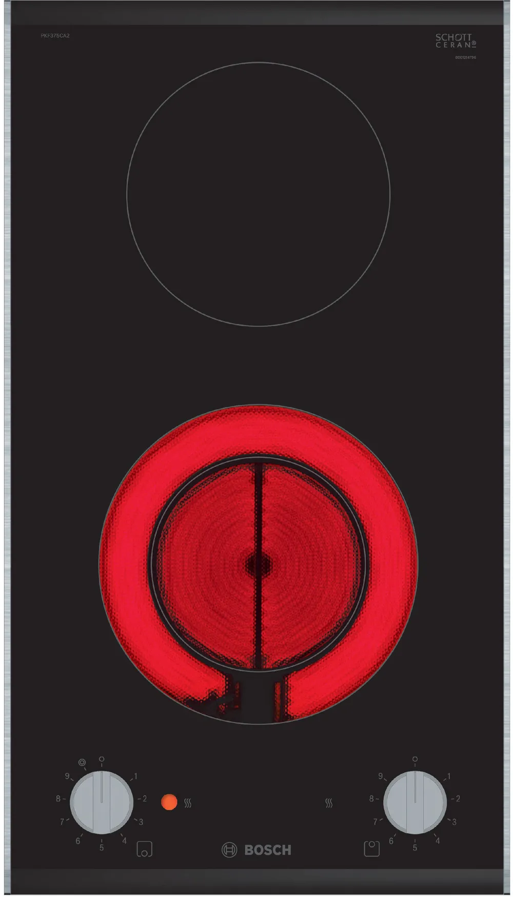 BOSCH 30CM DOMINO ELECTRIC HOB SERIES 2 PKF375CA2E (BLACK)