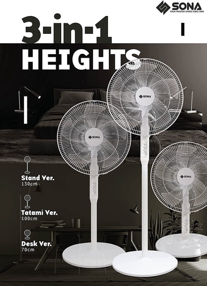 SONA SFS 6401 3 -IN-1 STAND FAN 16"