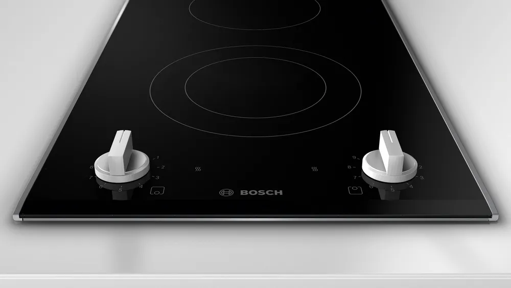 BOSCH 30CM DOMINO ELECTRIC HOB SERIES 2 PKF375CA2E (BLACK)