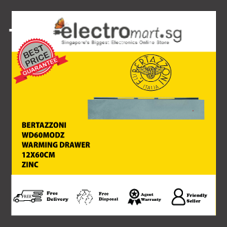 Bertazzoni WD60MODZ Modern Series 12cm Warming Drawer – ZINC