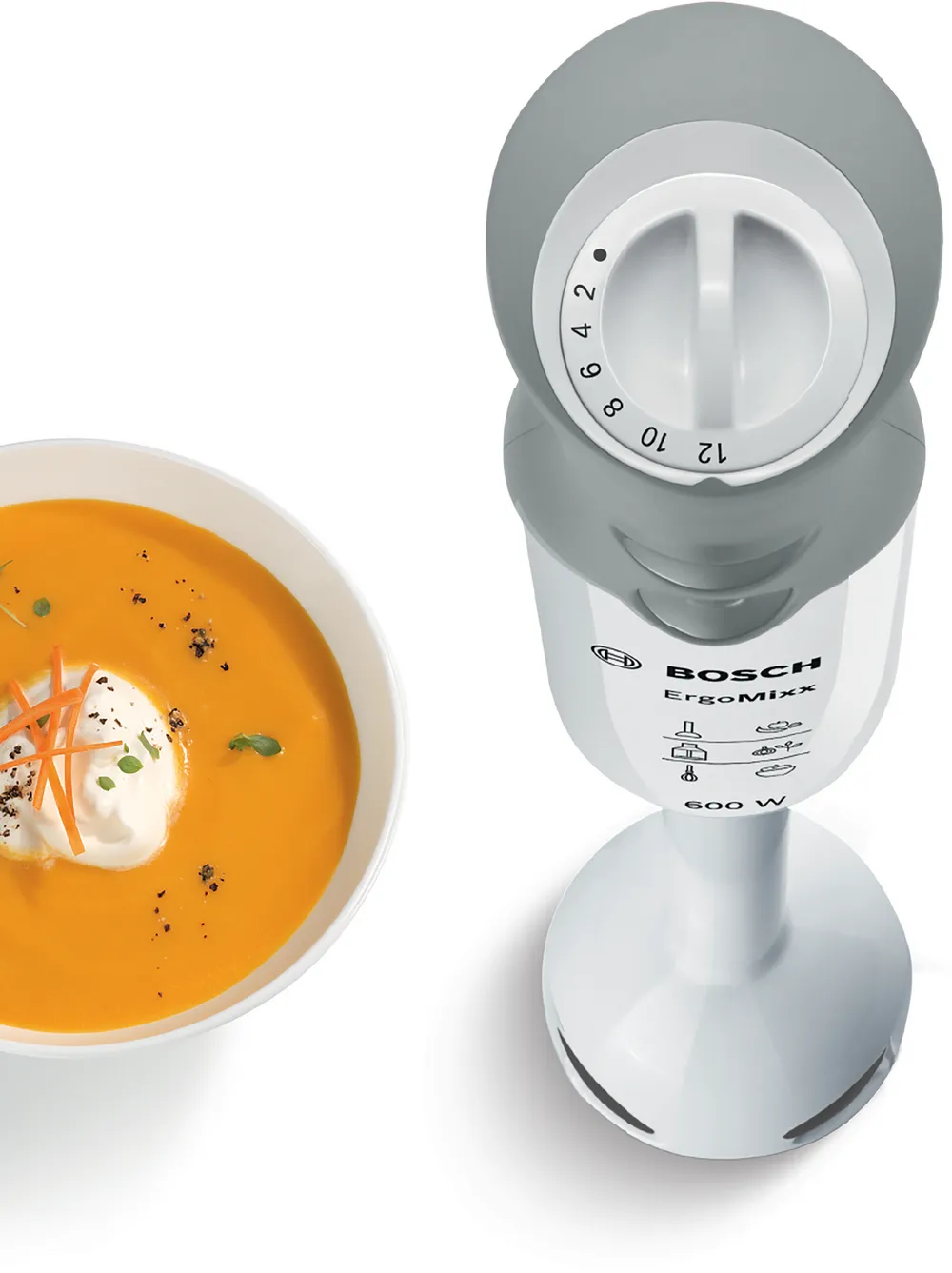 BOSCH MSM 66020GB Hand blender ErgoMixx 600 W White