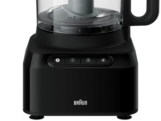 BRAUN FP3132BK PureEase Food Processor - Black