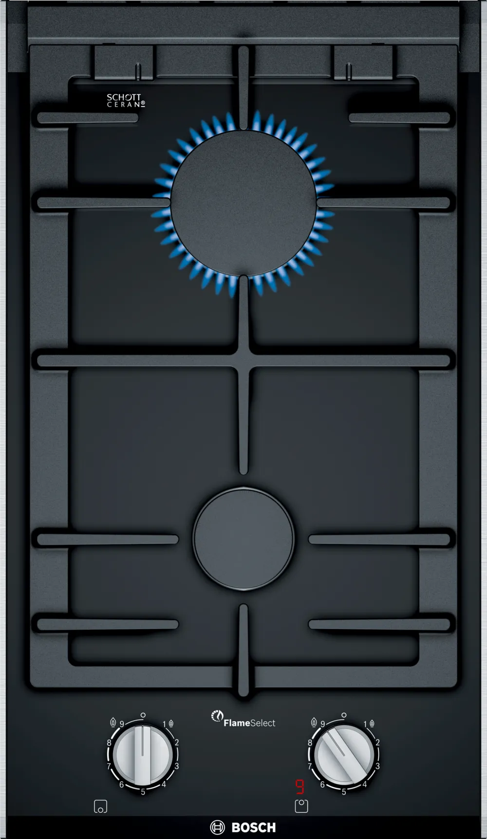 BOSCH PRB3A6B70K Series 8 Domino gas hob 30 cm Ceramic