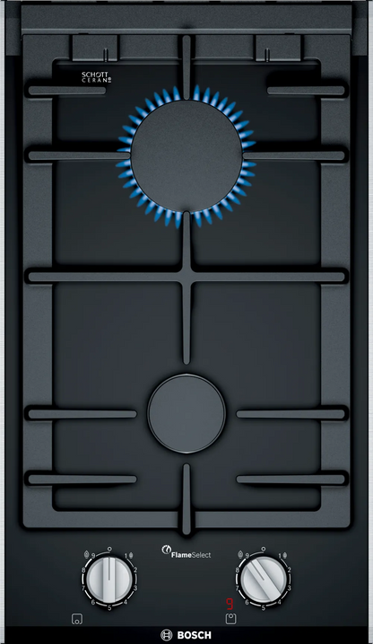 BOSCH PRB3A6B70K Series 8 Domino gas hob 30 cm Ceramic