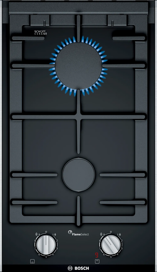 BOSCH PRB3A6B70K Series 8 Domino gas hob 30 cm Ceramic