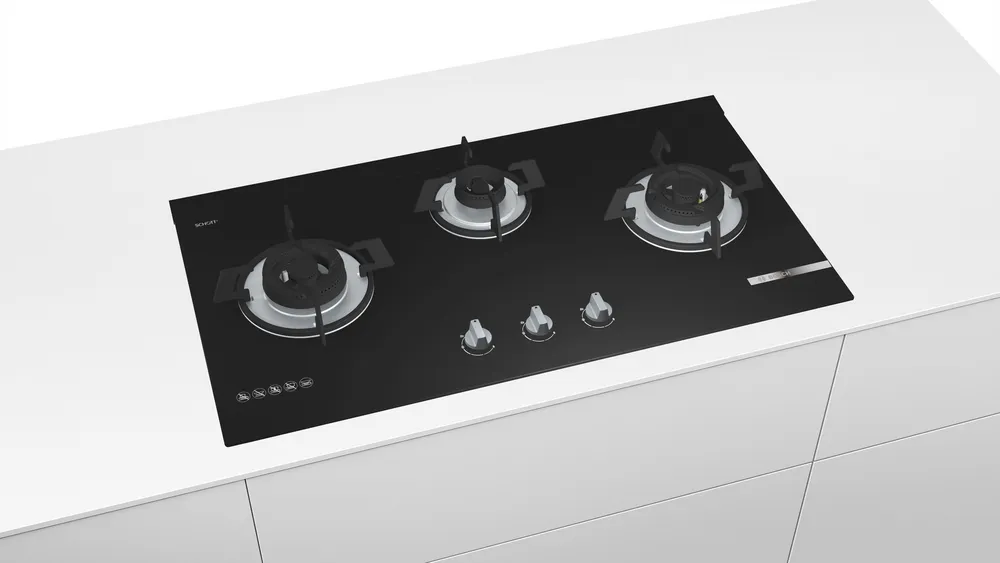 BOSCH PMD93D31AF Series 4 Gas hob Tempered glass