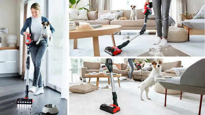 BOSCH BBS 711ANM Rechargeable Vacuum Cleaner Unlimited 7 ProAnimal Red