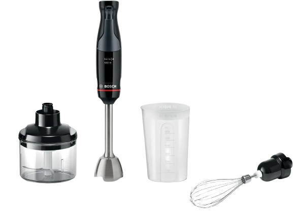BOSCH MSM 4B621GB Series 4 Hand blender ErgoMaster 1000 W Black, anthracite