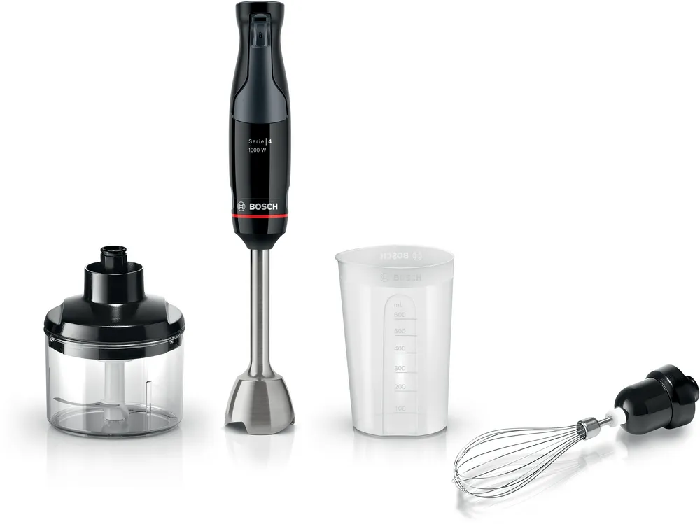 BOSCH MSM 4B621GB Series 4 Hand blender ErgoMaster 1000 W Black, anthracite