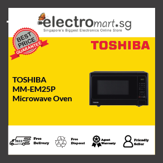 Toshiba MM-EM25P 25L Solo Microwave Oven - Black