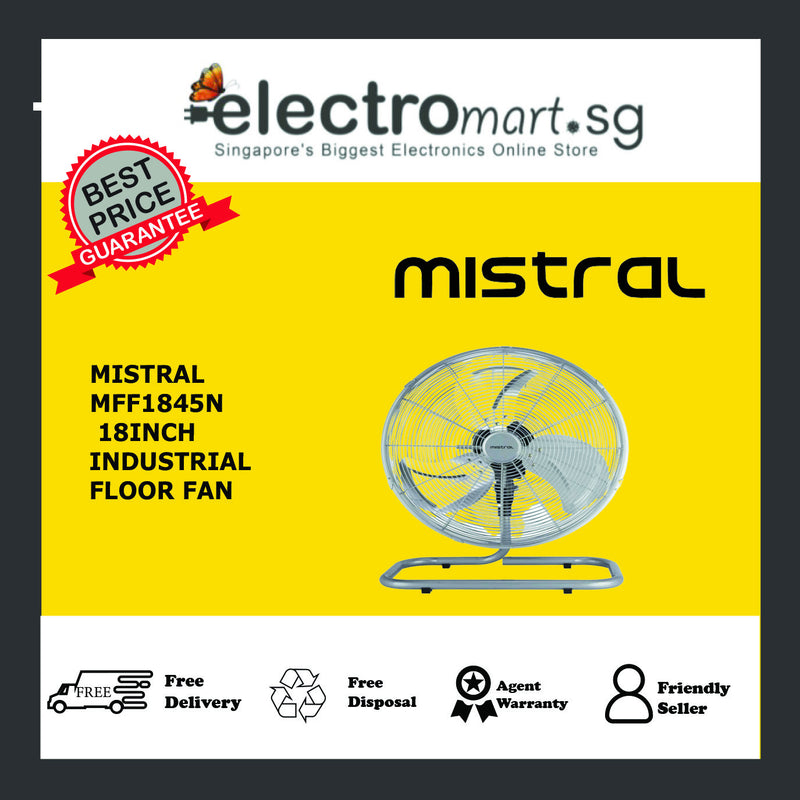 Mistral MFF1845N 18" Metal Floor Fan