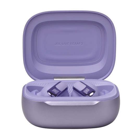 JBL Live Beam 3 True wireless noise-cancelling earbuds with stick-closed design and Smart Charging Case