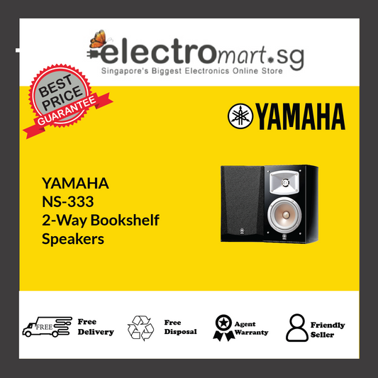 YAMAHA NS-333 2-Way Bookshelf  Speakers