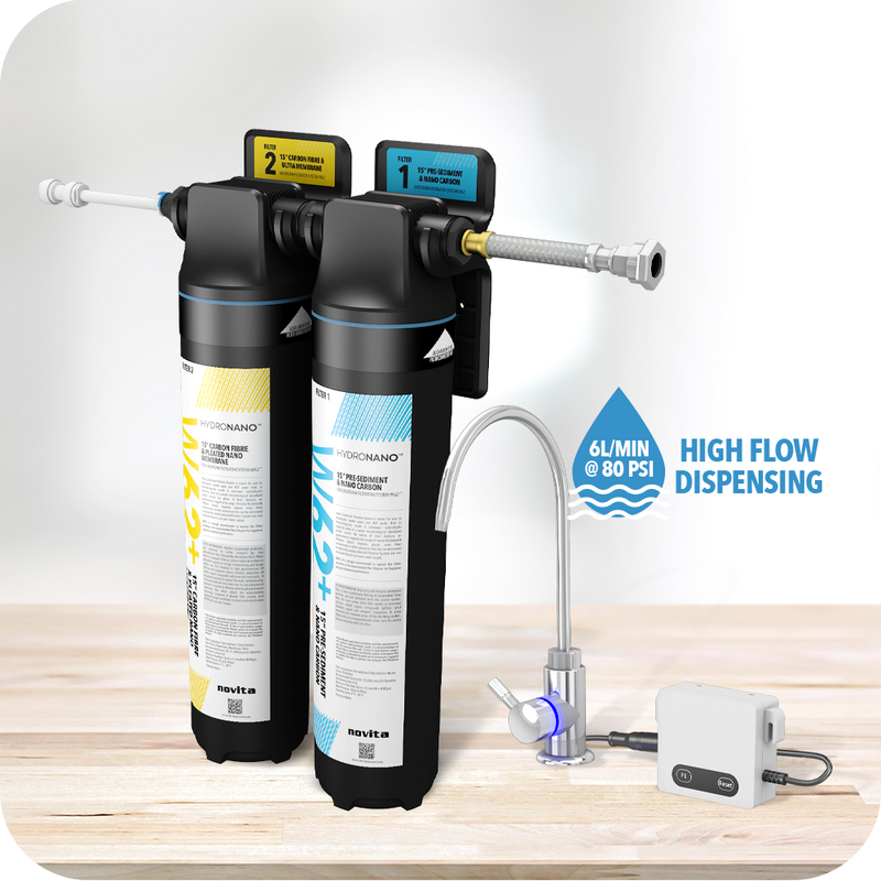 NOVITA W62 15” Undersink Filtration System