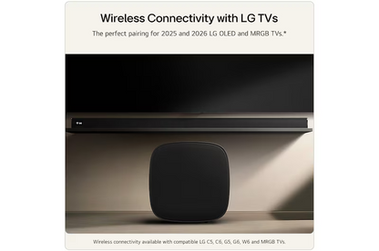 LG W7 Wireless Subwoofer for Immersive Deep Bass