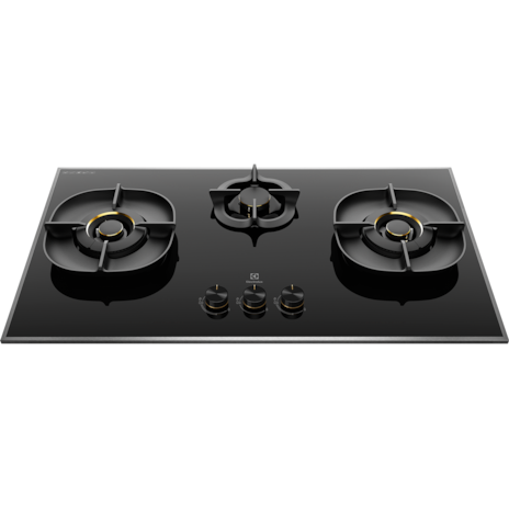 ELECTROLUX EHG9350BEP built-in gas hob with 3 cooking  zones (PUB) 90cm
