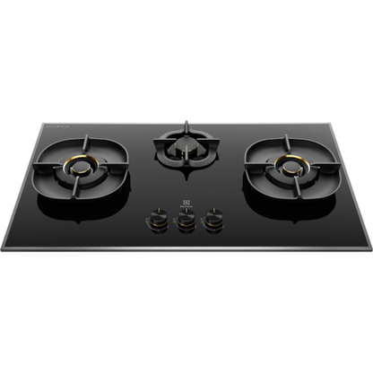 ELECTROLUX EHG9350BEP built-in gas hob with 3 cooking  zones (PUB) 90cm