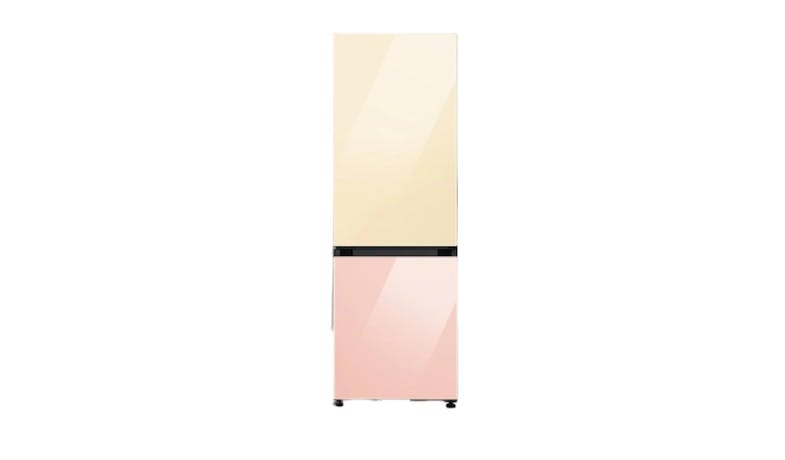 SAMSUNG F-33T318GG39GG Bottom Mount Freezer  2-Door Refrigerator Clean Vanilla + Satin Beige 328L