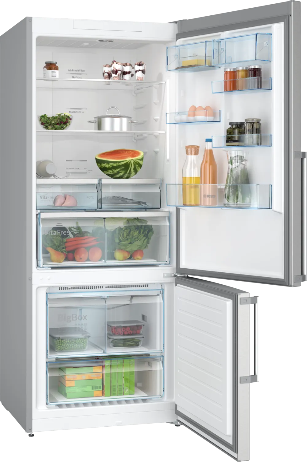 BOSCH KGN76CI30U Series 6 Free-standing fridge bottom Freezer