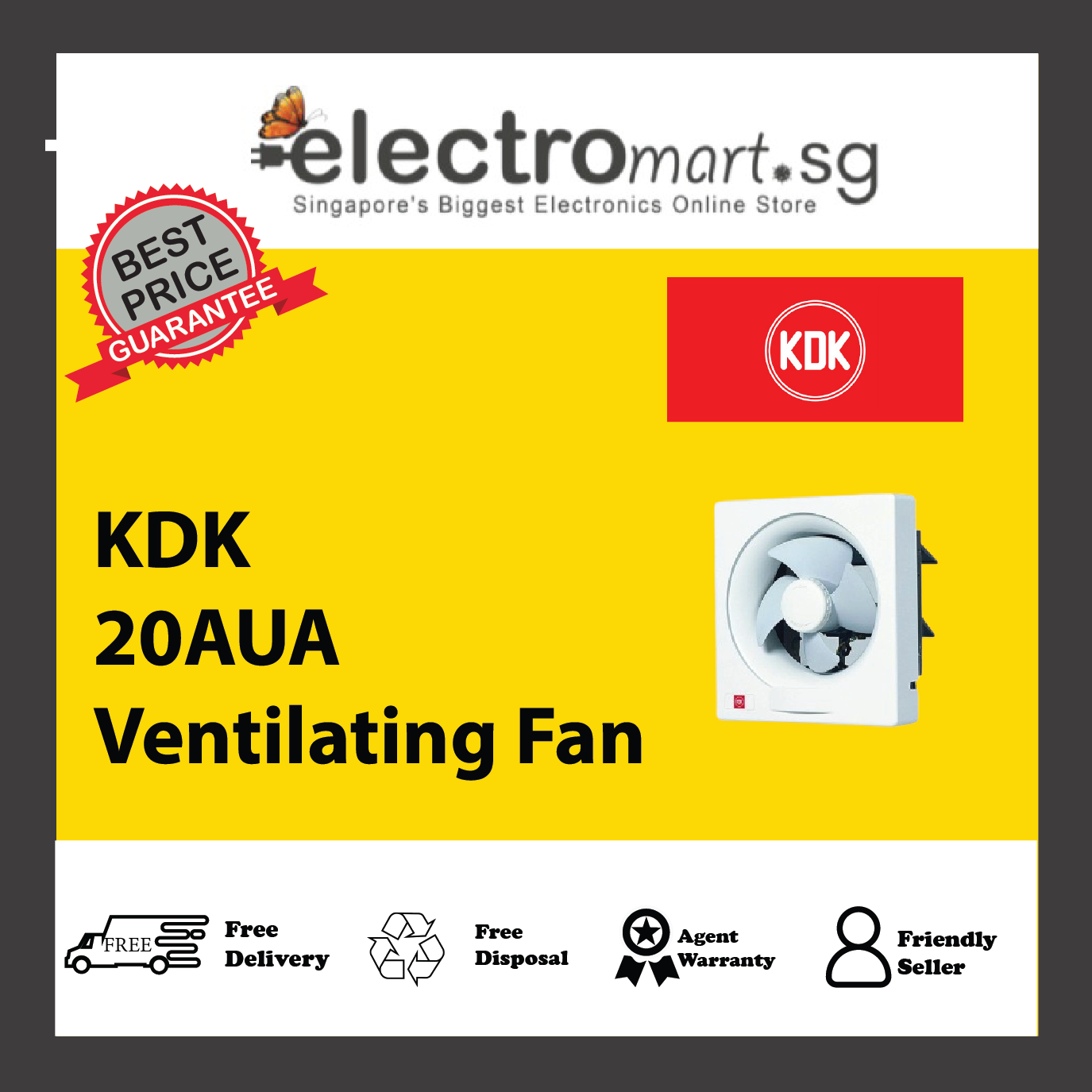 KDK 20AUA Ventilating Fan