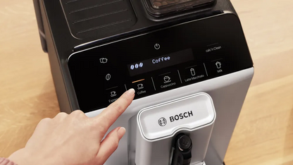 BOSCH TIG 20301 Series 2 Fully automatic coffee machine VeroCafe Silk Silver, Removable water tank