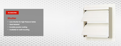 KDK Auto Shutter for High Pressure Series - 25GASC/30GASC/35GASC/40GASC/45GASC/50GASC/60GASC