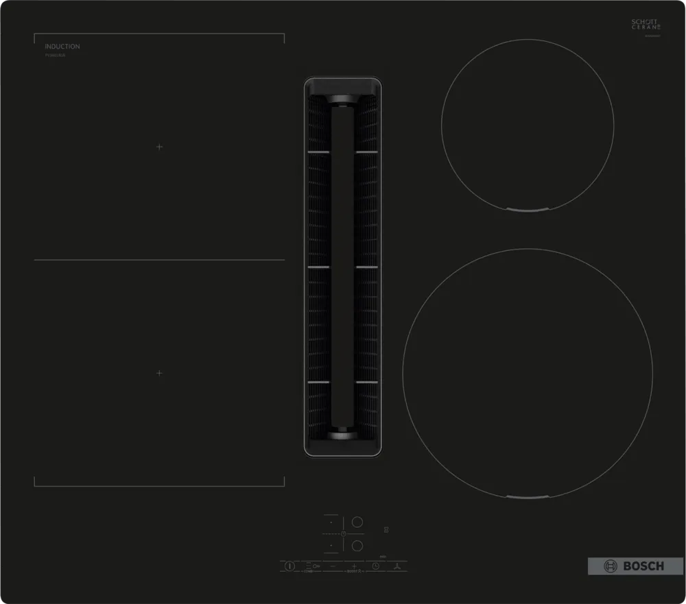 BOSCH PVS601B16E Series 4 Induction hob with integrated ventilation system 60cm