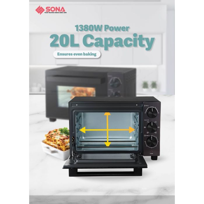 SONA SEO 2233 Electric Oven 20L