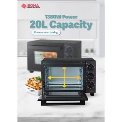 SONA SEO 2233 Electric Oven 20L